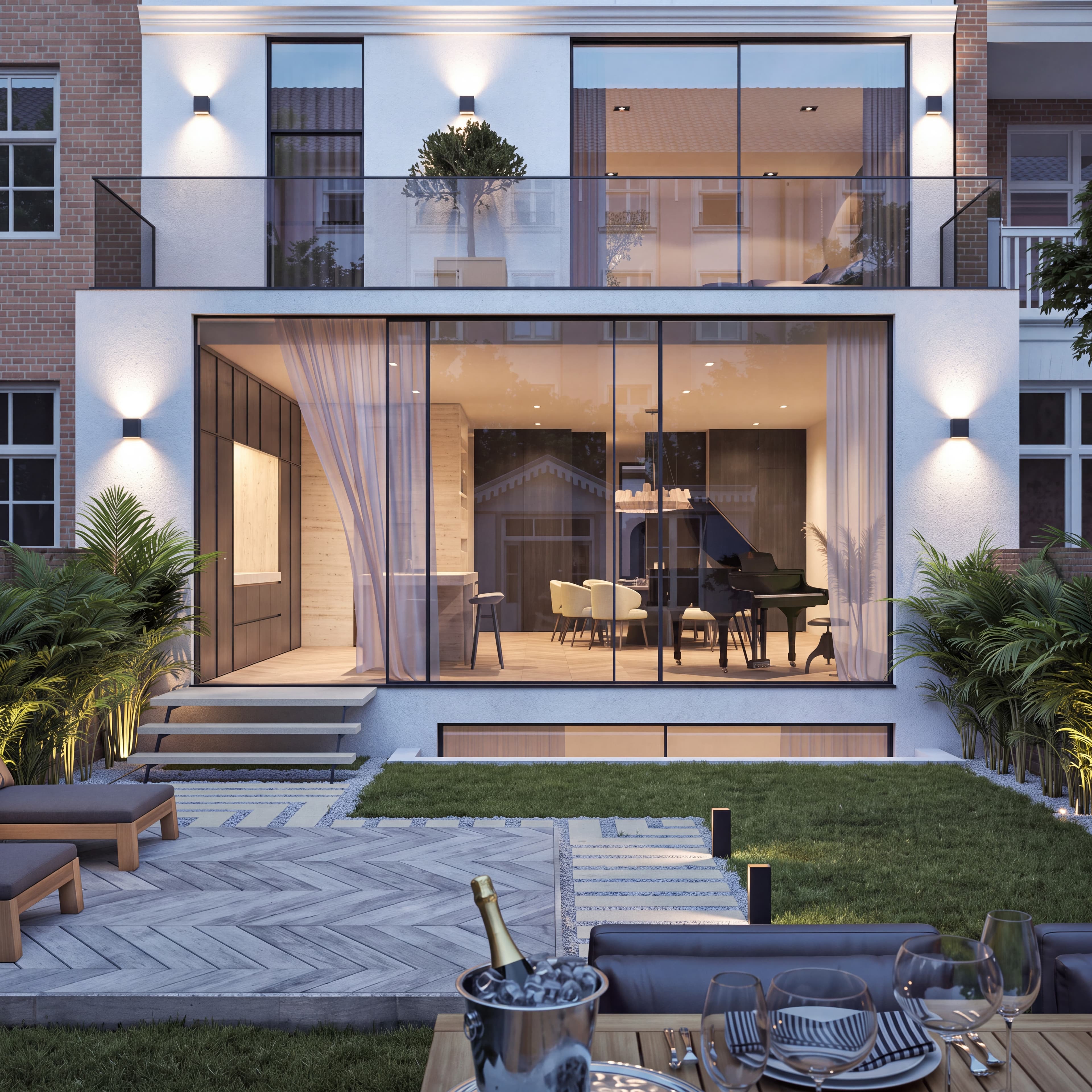 Exterior renovation detail used as a service illustration